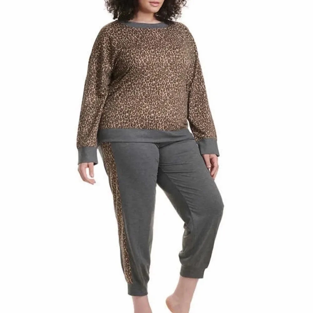 Splendid Leopard print pajama set Medium